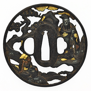 日本刀装具　鍔と目貫　R8-2 日本刀装具 鍔と目貫 R8-2